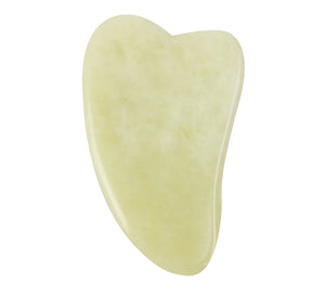 Jade Gua Sha - Natural Chemical Free Crystal in Silk Lined Box