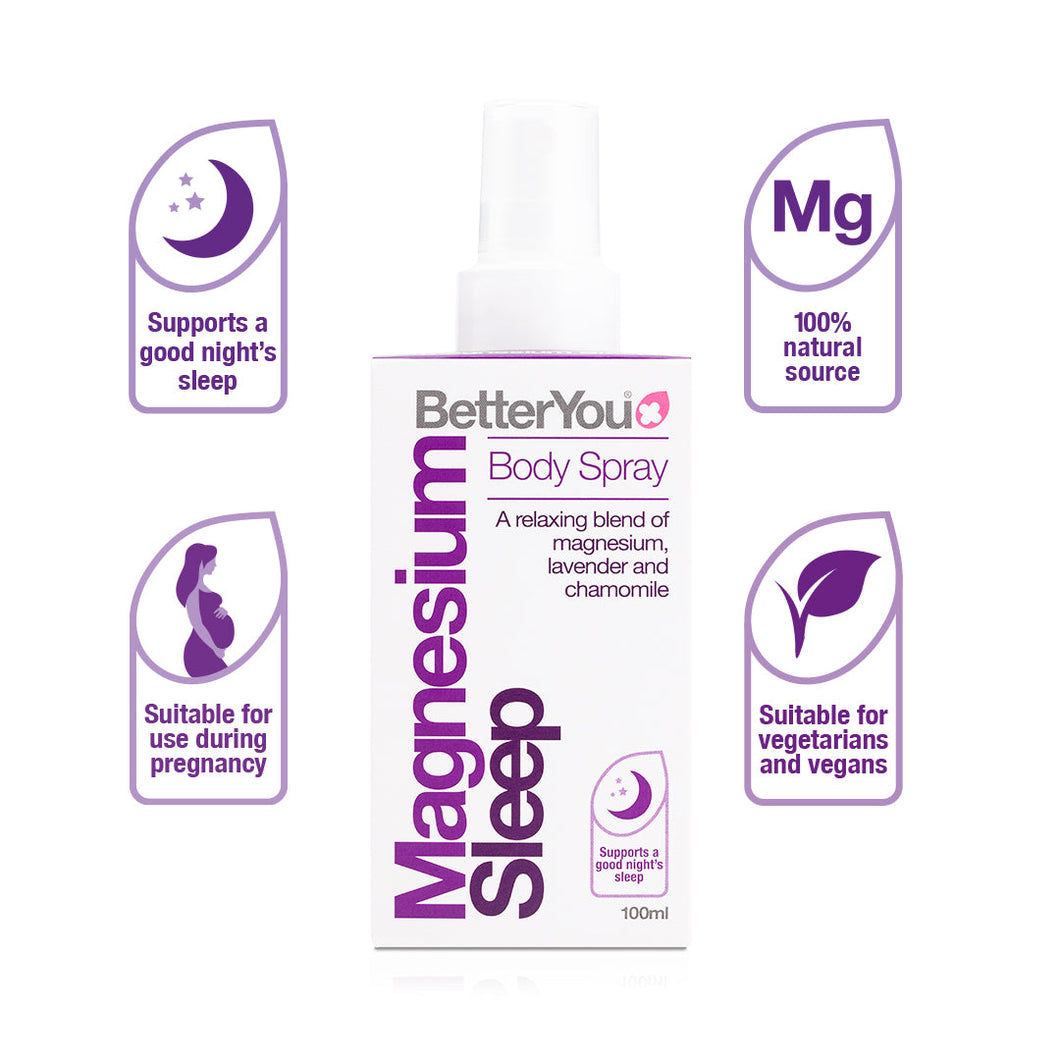Magnesium Sleep Body Spray - Magnesium and essential oils to aid restful sleep 100ml