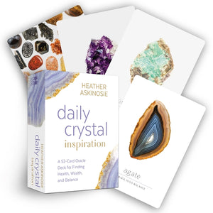 Daily Crystal Inspiration: A 52-Card Oracle Deck for Finding Health, Wealth, and Balance Cards